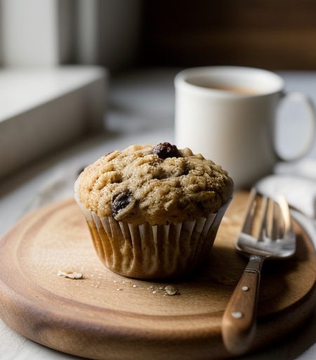 Oatmeal Apple Raisin Muffins recipe image
