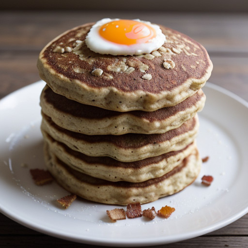 Oatmeal Bacon Pancakes (Irish recipe image