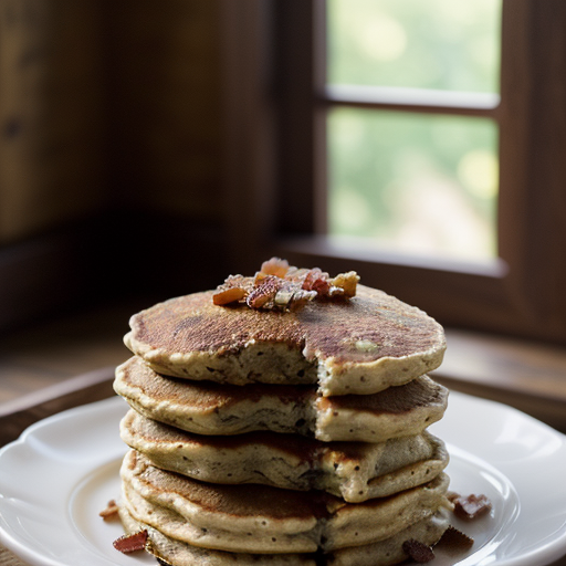 Oatmeal Bacon Pancakes recipe image