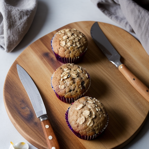 Oatmeal Blueberry Muffins recipe image