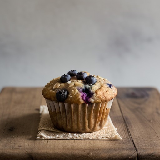 Oatmeal-Blueberry Muffins-Diabetic recipe image