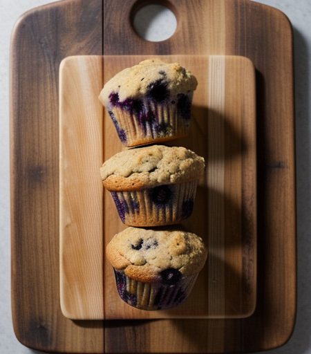 Oatmeal Blueberry Muffins *** (Tddb08 B recipe image