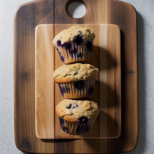 Oatmeal Blueberry Muffins *** (Tddb08 B recipe image
