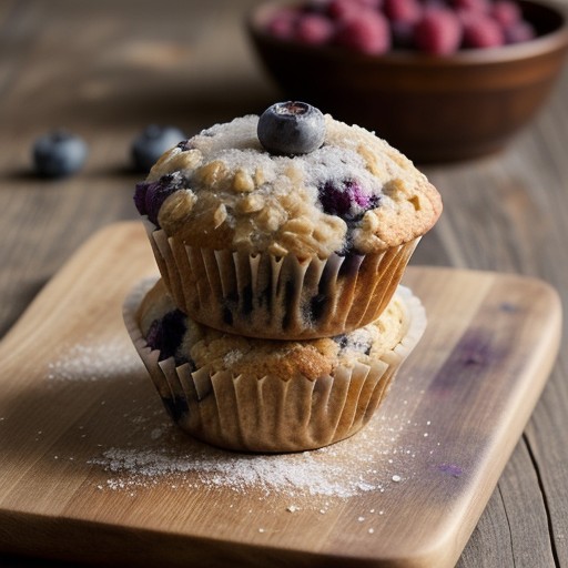 Oatmeal Blueberry Muffins recipe image
