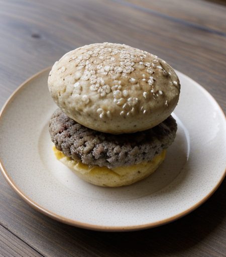 Oatmeal Burger Buns recipe image