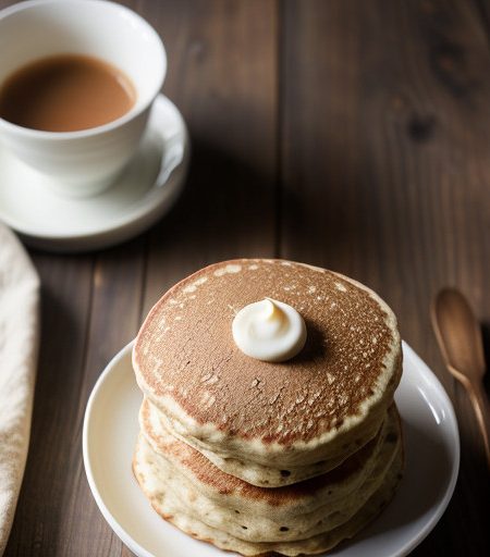 Oatmeal Buttermilk Pancakes recipe image