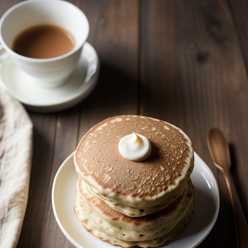Oatmeal Buttermilk Pancakes recipe image