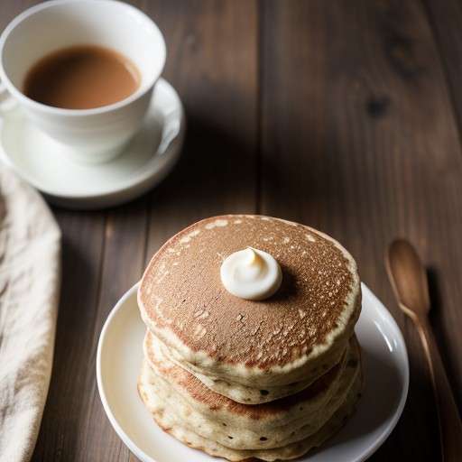 Oatmeal Buttermilk Pancakes recipe image