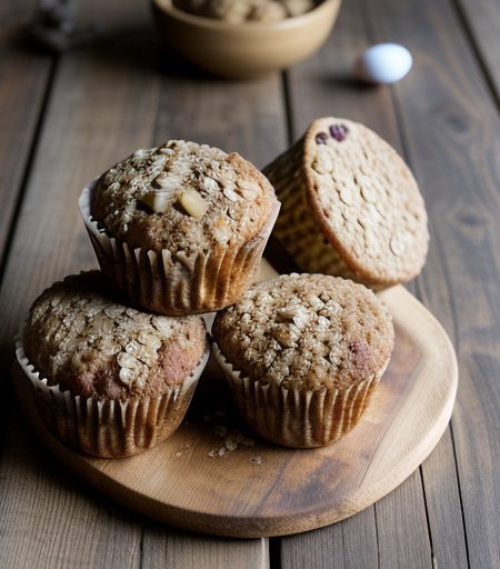 Oatmeal Cherry Crumb Muffins - Country Living recipe image