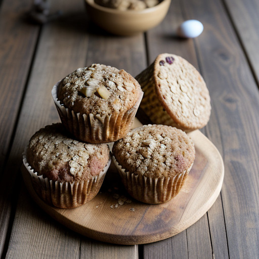 Oatmeal Cherry Crumb Muffins - Country Living recipe image