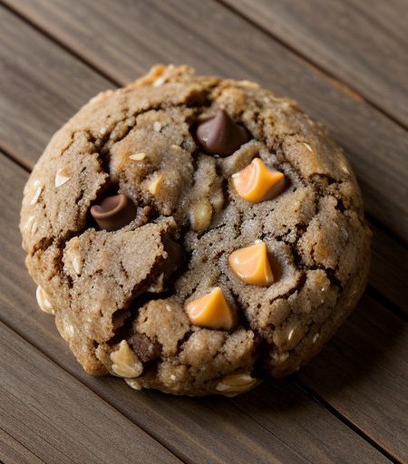 Oatmeal Chocolate Candy Cookies recipe image