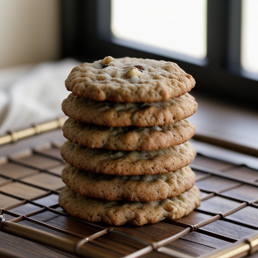 Oatmeal Cranberry-Nut Cookies recipe image