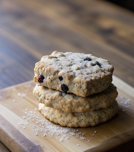 Oatmeal Currant Scones - Country Cooking recipe image