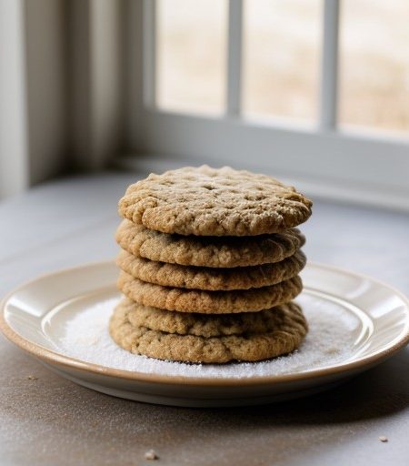Oatmeal Lace Cookies recipe image