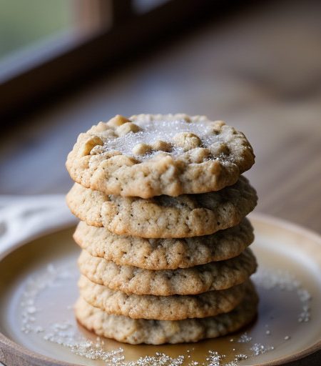 Oatmeal Maple Syrup Drop Cookies recipe image
