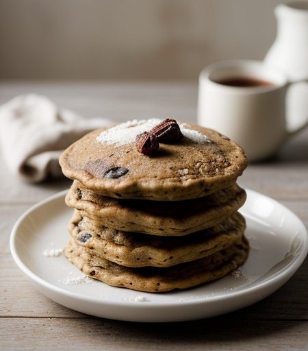 Oatmeal Raisin Pancakes recipe image
