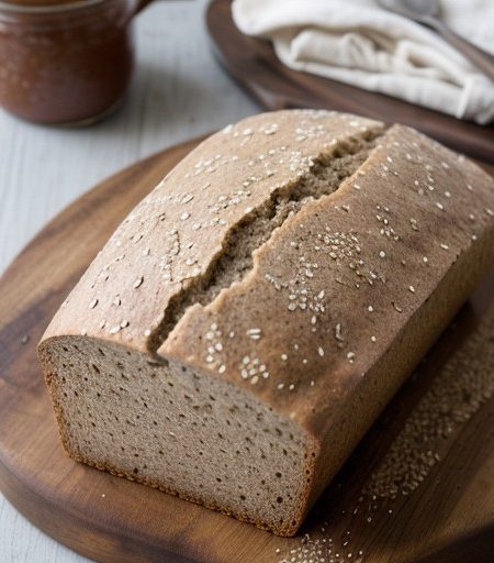 Oatmeal Sesame Bread recipe image
