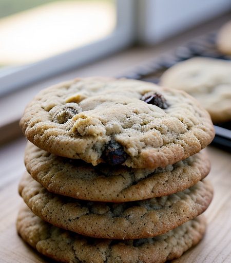 Oatmeat Raisin Cookies recipe image