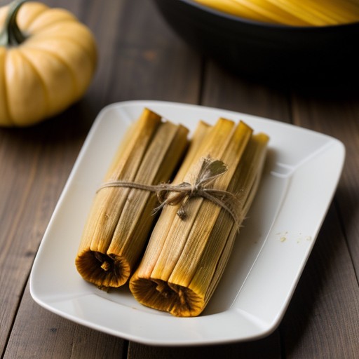 Oaxacan Pumpkin Tamales recipe image