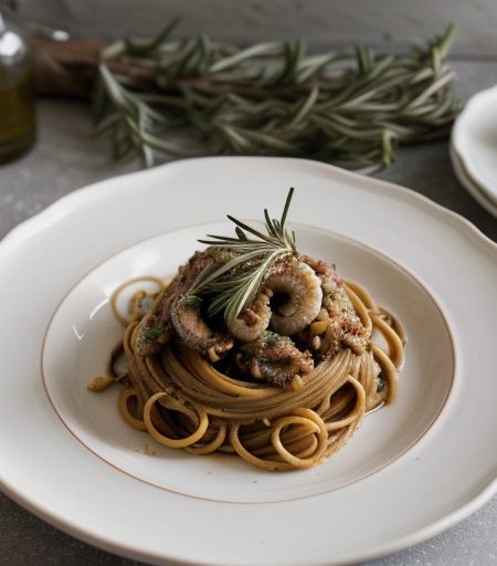 Octopus Pasta recipe image