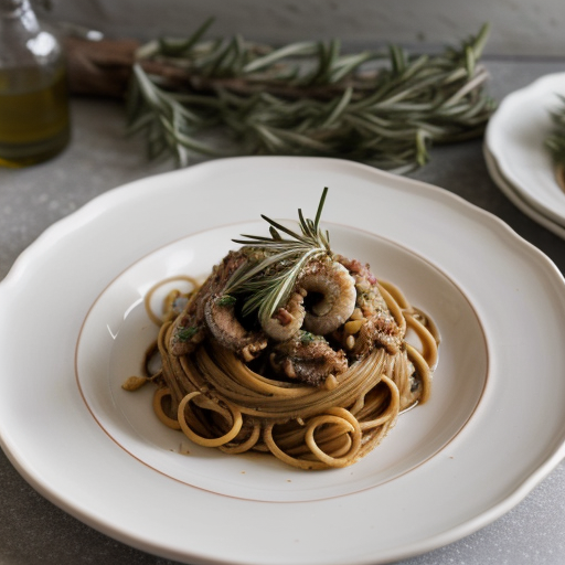 Octopus Pasta recipe image