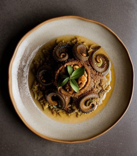 Octopus Pilaf (Oktapodi Pilaffi recipe image