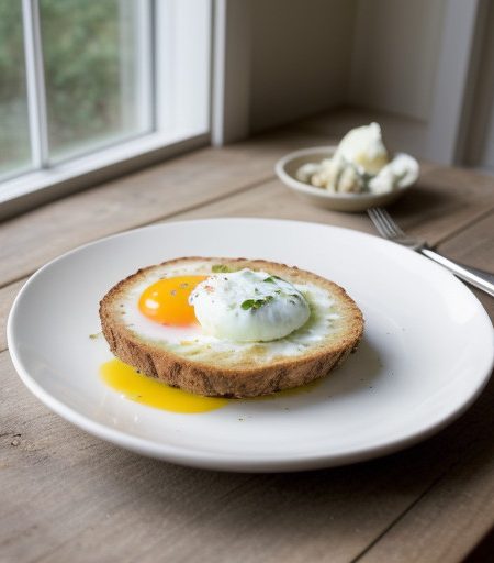 Oeuf Brouilles a La Michel Guerard recipe image