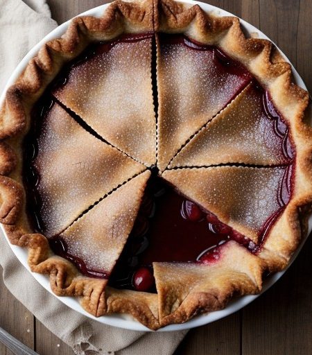 Ohio Sour Cherry Pie recipe image