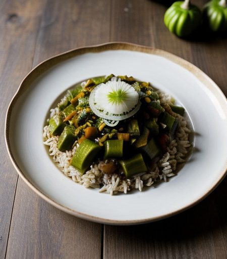 Okra Pilau recipe image