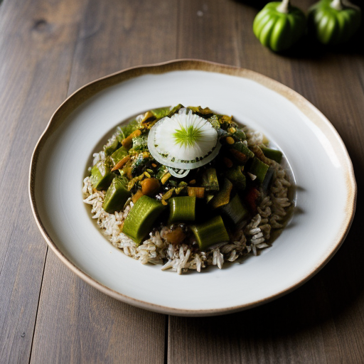 Okra Pilau recipe image