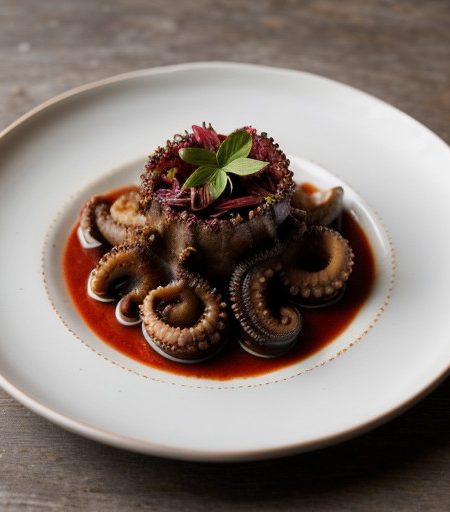 Oktapodi Krasato (Octopus in Red Wine recipe image