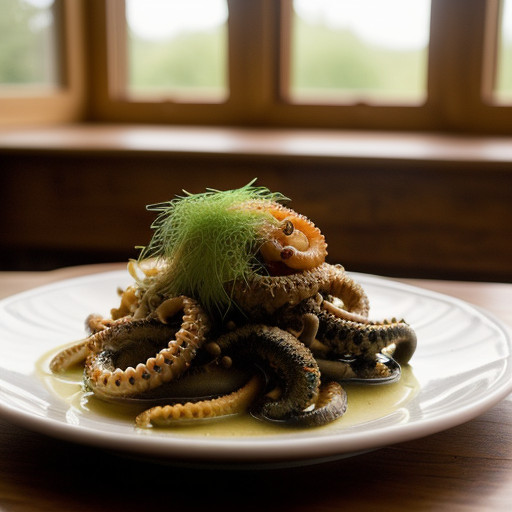 Oktapodi Maratho Krasato (Octopus & Fennel recipe image