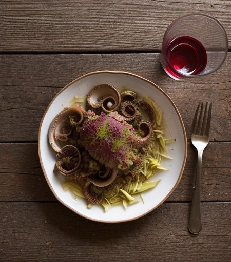 Oktapodi Maratho Krasato (Octopus and Fennel in Wine recipe image
