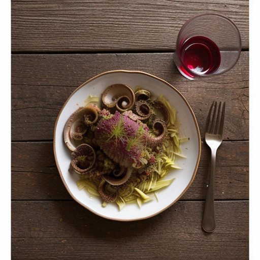 Oktapodi Maratho Krasato (Octopus and Fennel in Wine recipe image