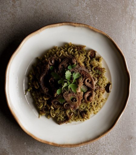 Oktapodi Pilaffi (Octopus Pilaf recipe image