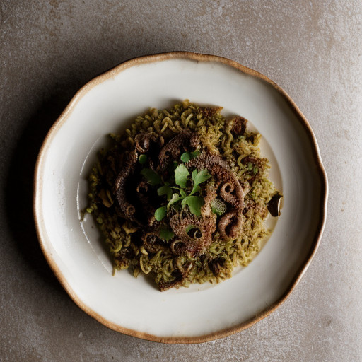 Oktapodi Pilaffi (Octopus Pilaf recipe image