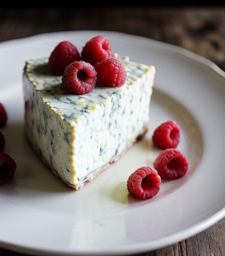 Old Angelos Gorgonzola Cheese Pate With Raspberries recipe image