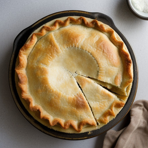 Old Fashioned American Chicken Pot Pie recipe image