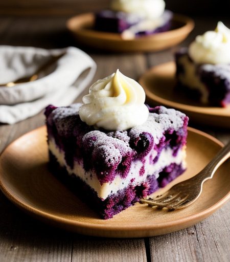 Old Fashioned Apple-Blueberry Cake recipe image