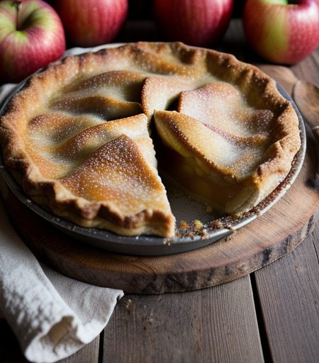 Old Fashioned Apple Cider Pie recipe image