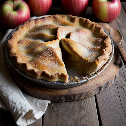 Old Fashioned Apple Cider Pie recipe image