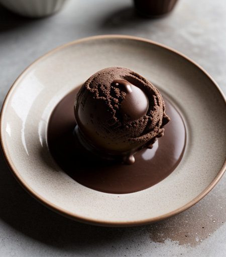 Old-Fashioned Chocolate Ice Cream recipe image