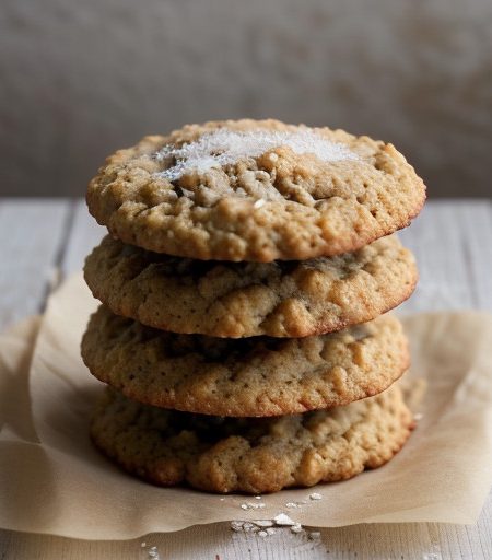 Old Fashioned Coconut Oatmeal Cookies recipe image