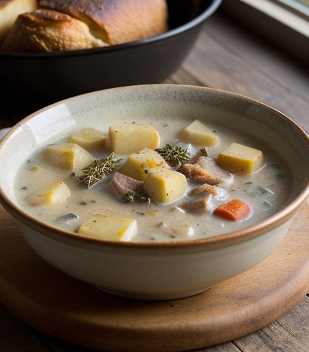 Old-Fashioned Fish Chowder recipe image