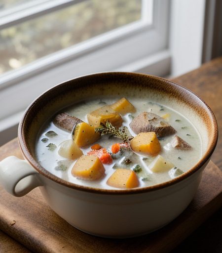 Old-Fashioned Fish Chowder recipe image