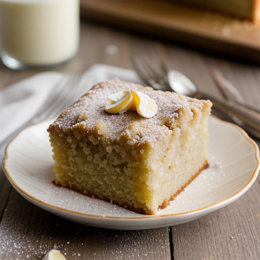Old-Fashioned Lemon-Nut Coffee Cake recipe image