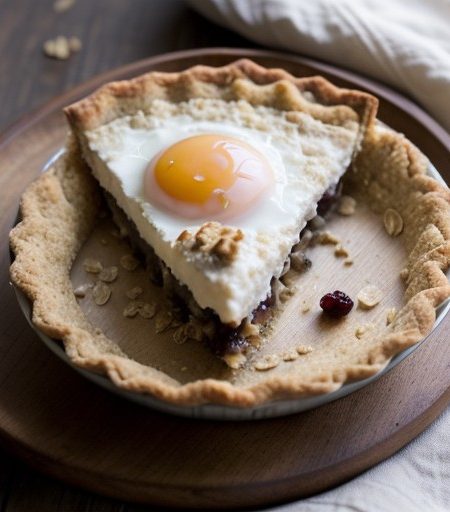 Old-Fashioned Oatmeal Pie recipe image