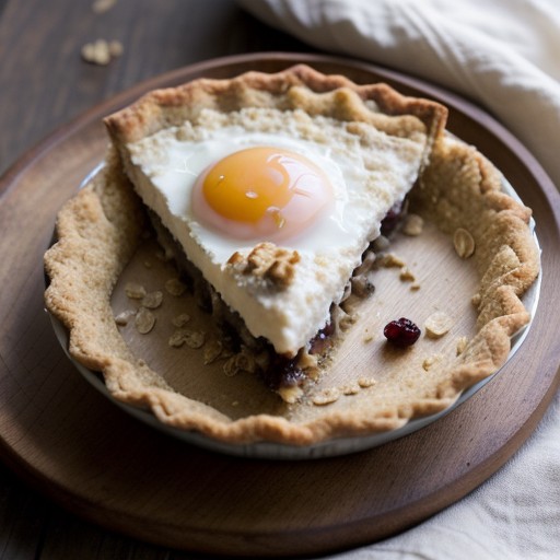 Old-Fashioned Oatmeal Pie recipe image