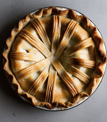 Old-Fashioned Peach Pie recipe image