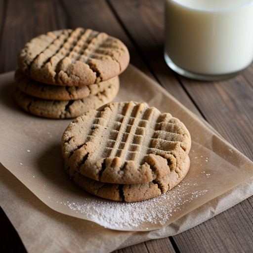 Old-Fashioned Peanut Butter Cookies recipe image